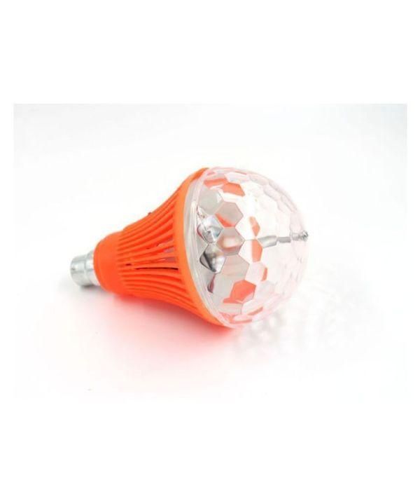Crystal Disco LED Rotating Bulb Light Single Disco Ball (Ball Dia: 7 cm)  (Pack of 2)